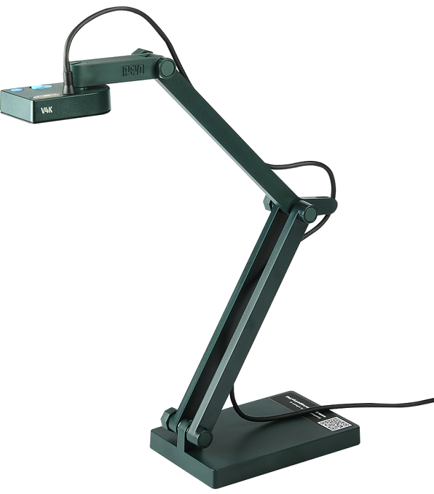 IPEVO V4K Ultra HD 13MP USB Document Camera for Teachers, Online Teaching, Remote Learning & Video Conferencing - High Resolution Webcam for Classrooms, Home Office & Virtual Meetings