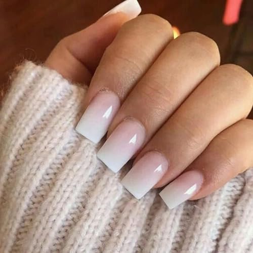 glossy ombre pink