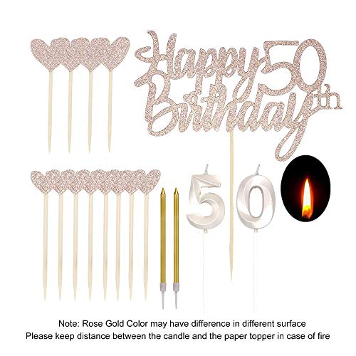 50th Birthday Cake Decorations