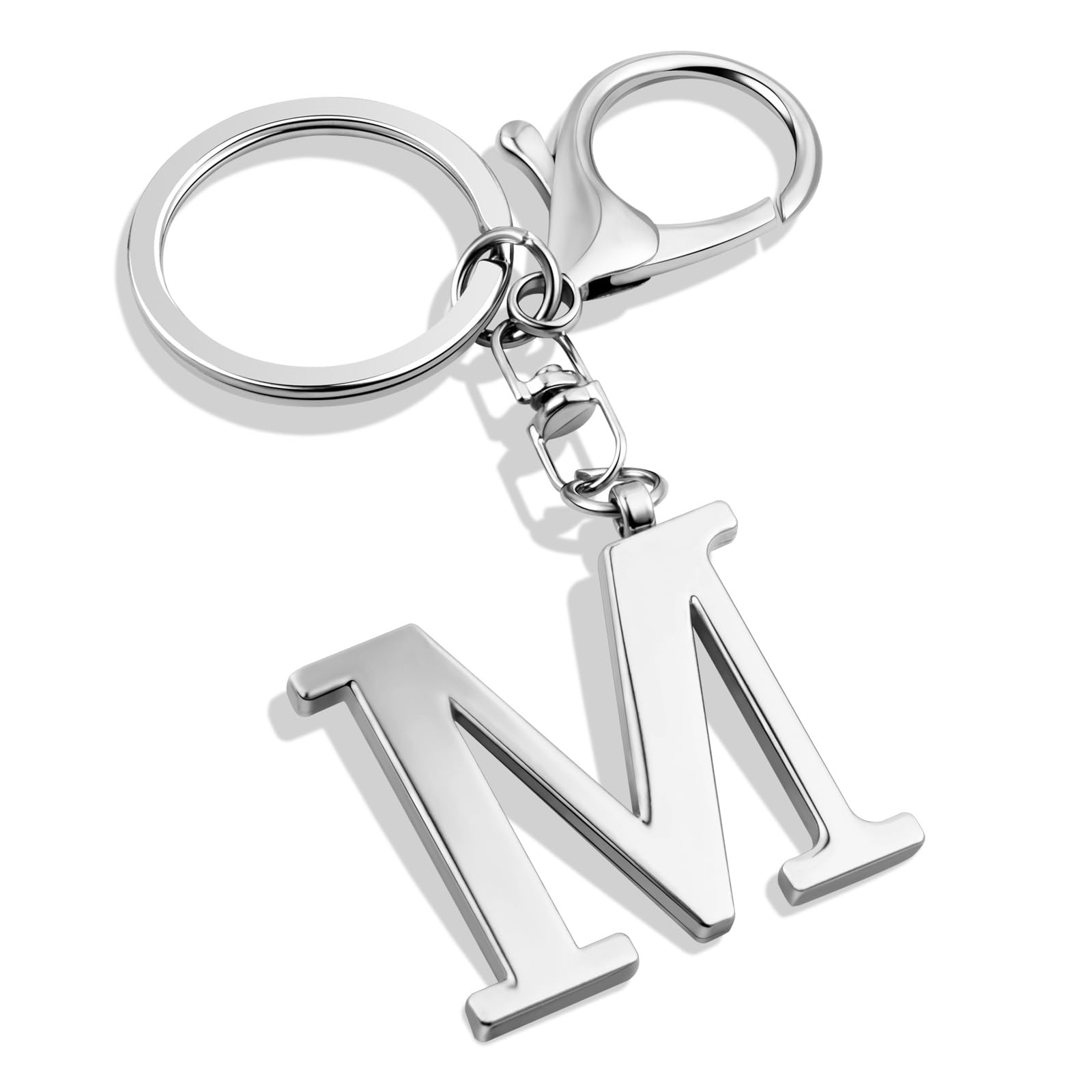 LAXPICOL Gold Letter A-Z Keychain for Women - Personalized Alphabet Initial Keychain Charm for Handbags, Purses & Backpacks - Stylish Gift Idea for Her