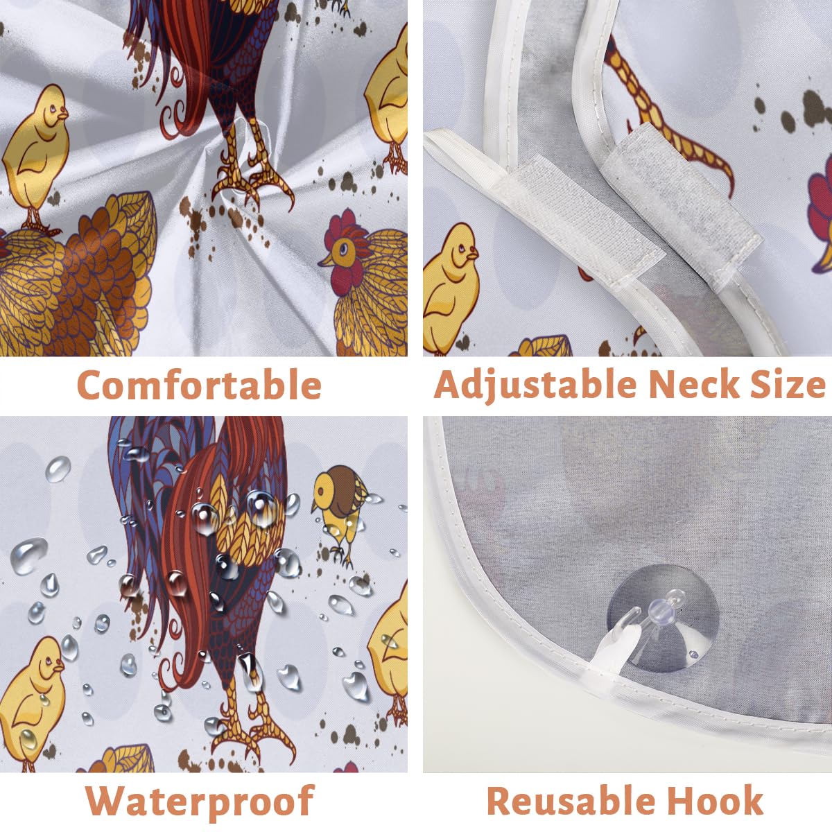 Non-Stick Beard Bib for Men with Suction Cups - Waterproof Shaving Apron & Grooming Cape - Perfect Gift for Husband, Dad, Barber - Ideal for Home Grooming & Professional Use