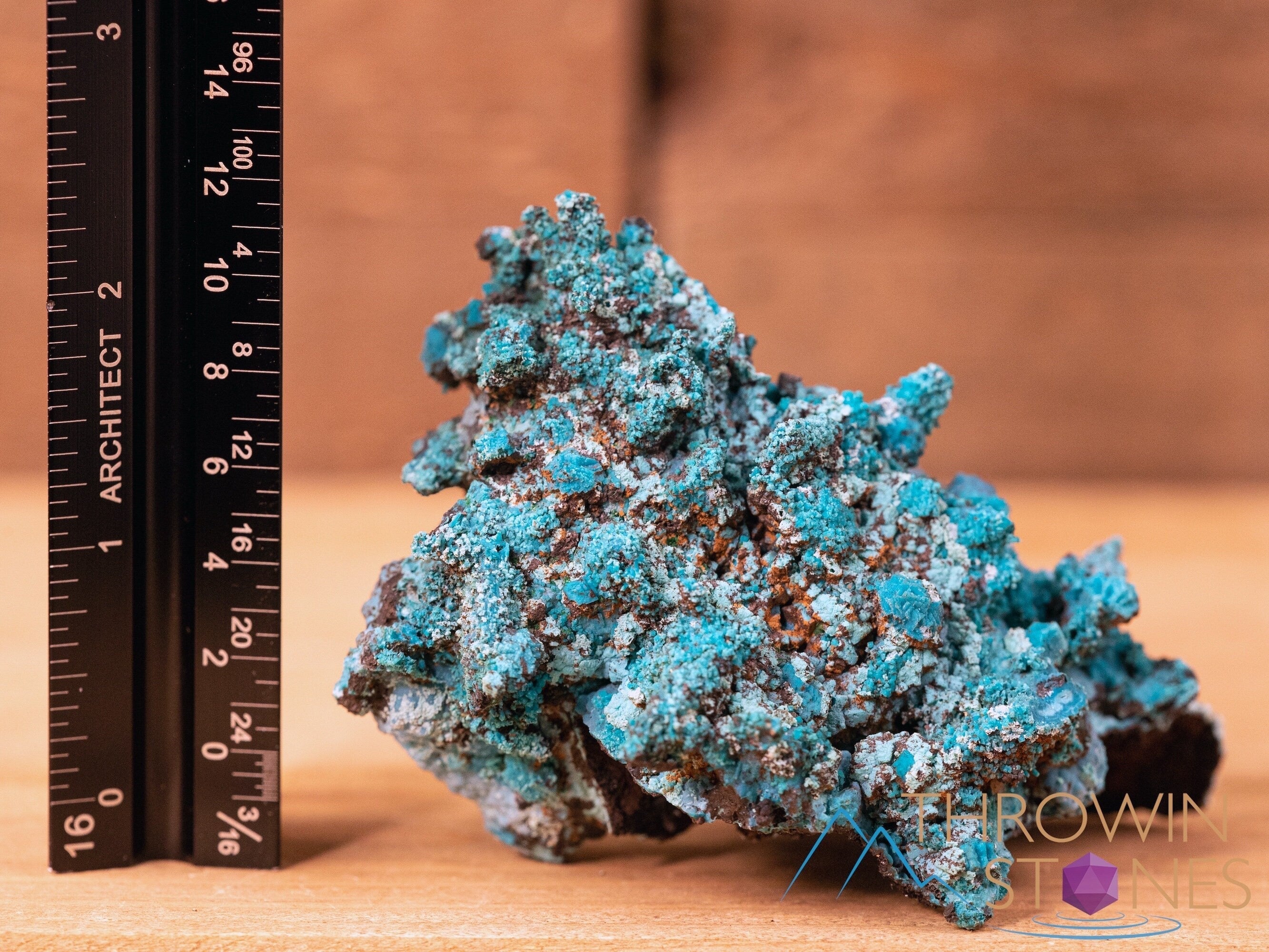 CHRYSOCOLLA Pseudomorph after AZURITE & MALACHITE Raw Crystal Specimen | Natural Healing Stone | Unique Housewarming Gift & Home Decor | Meditation & Energy Work | 40640