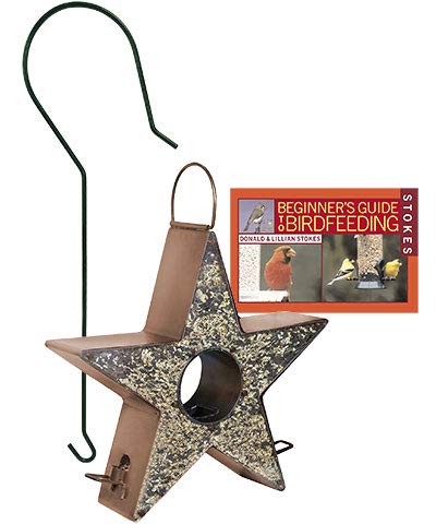 Star Shaped Bird Feeder - Outdoor Garden Decor for Wild Birds | Durable Hanging Birdhouse for Backyard, Patio & Balcony | Attracts Cardinals, Finches & Songbirds