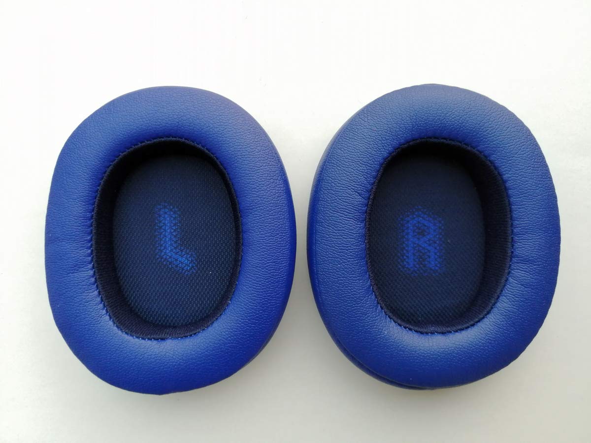 JBL E55BT Quincy Edition Replacement Ear Pads - Soft Cushion Repair Parts for Over-Ear Headphones (Blue) | Perfect for Gaming, Music & Travel Comfort
