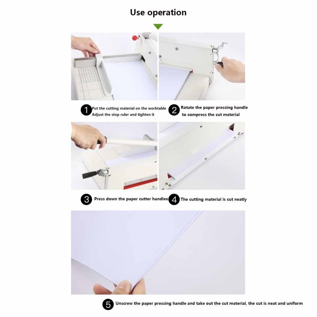 Heavy-Duty A4 Paper Cutter - Manual Album & Recipe Trimmer for Thick Paper Layers | Perfect for Scrapbooking, Office Use & Craft Projects