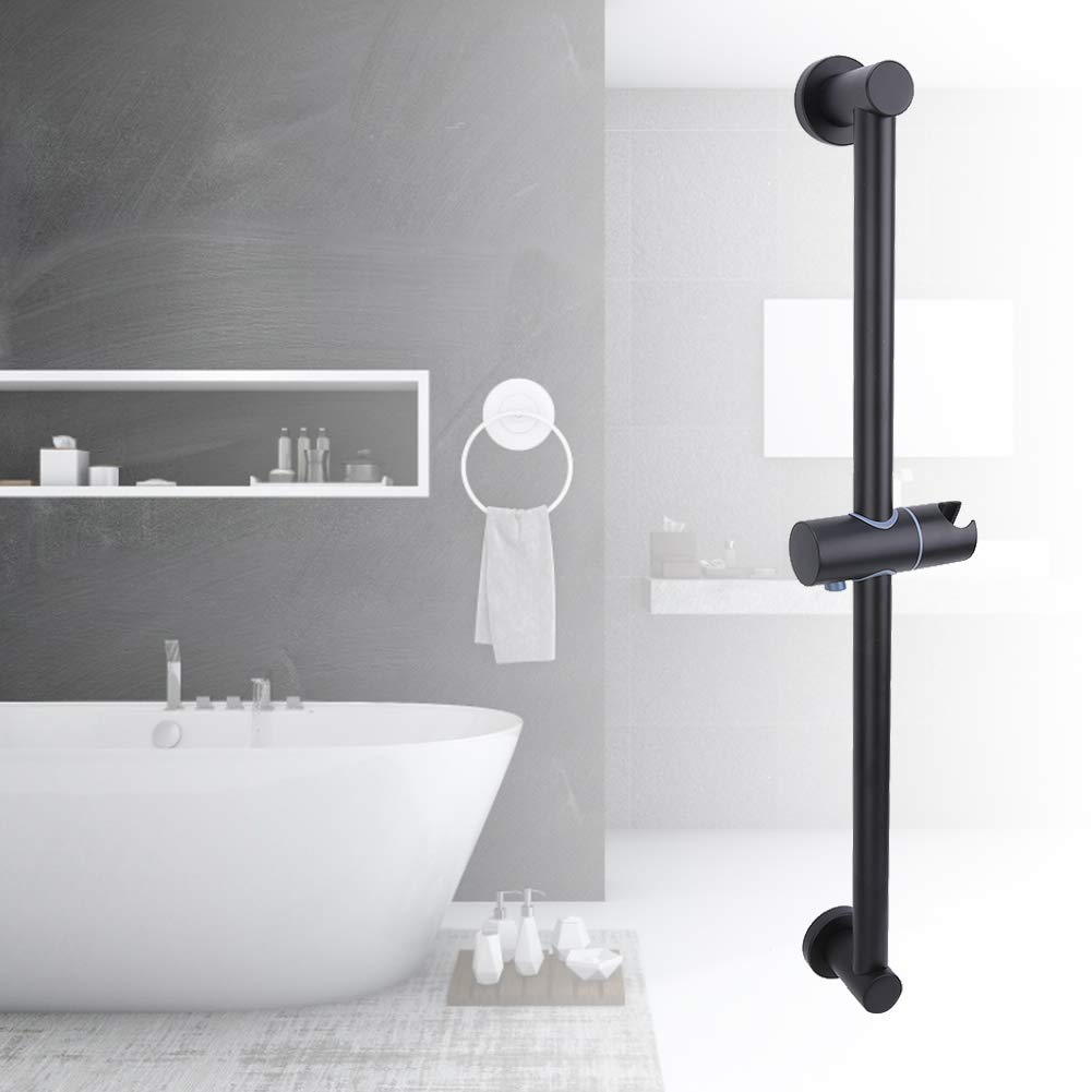 Premium Shower Head Holder with Rounded Edges - Adjustable Shower Lifter for Bathroom, Wall Mounted Shower Arm Bracket - Perfect for Relaxing Spa Experience & Handicap Accessibility