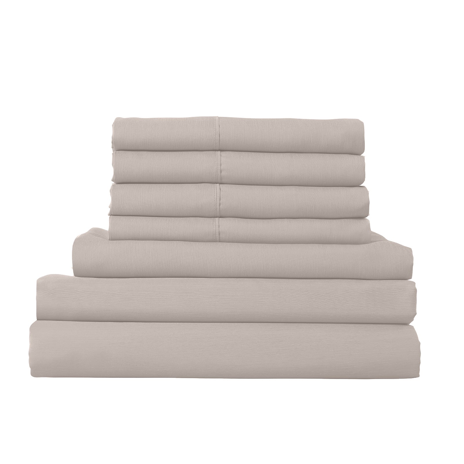Luxury 1500 Thread Count 6-Piece King Size Bedding Set with 2 Duck Feather Down Pillows - Ultra Soft Comforter, Fitted Sheet, Flat Sheet & Pillowcases - Perfect for Master Bedroom, Guest Room & Hotel Style Comfort