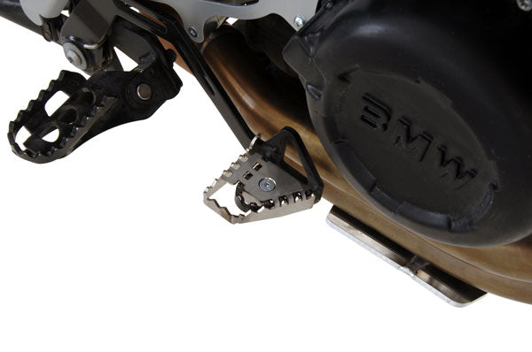 Touratech Brake Lever Extension for BMW F800GS F700GS F650GS2 - Off-Road Adventure Motorcycle Upgrade for Enhanced Control