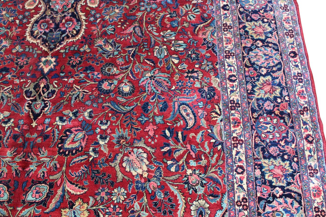 Antique Ekbatan Handwoven Traditional Persian Rug - Vintage Oriental Carpet JF8026 for Living Room, Bedroom & Home Decor