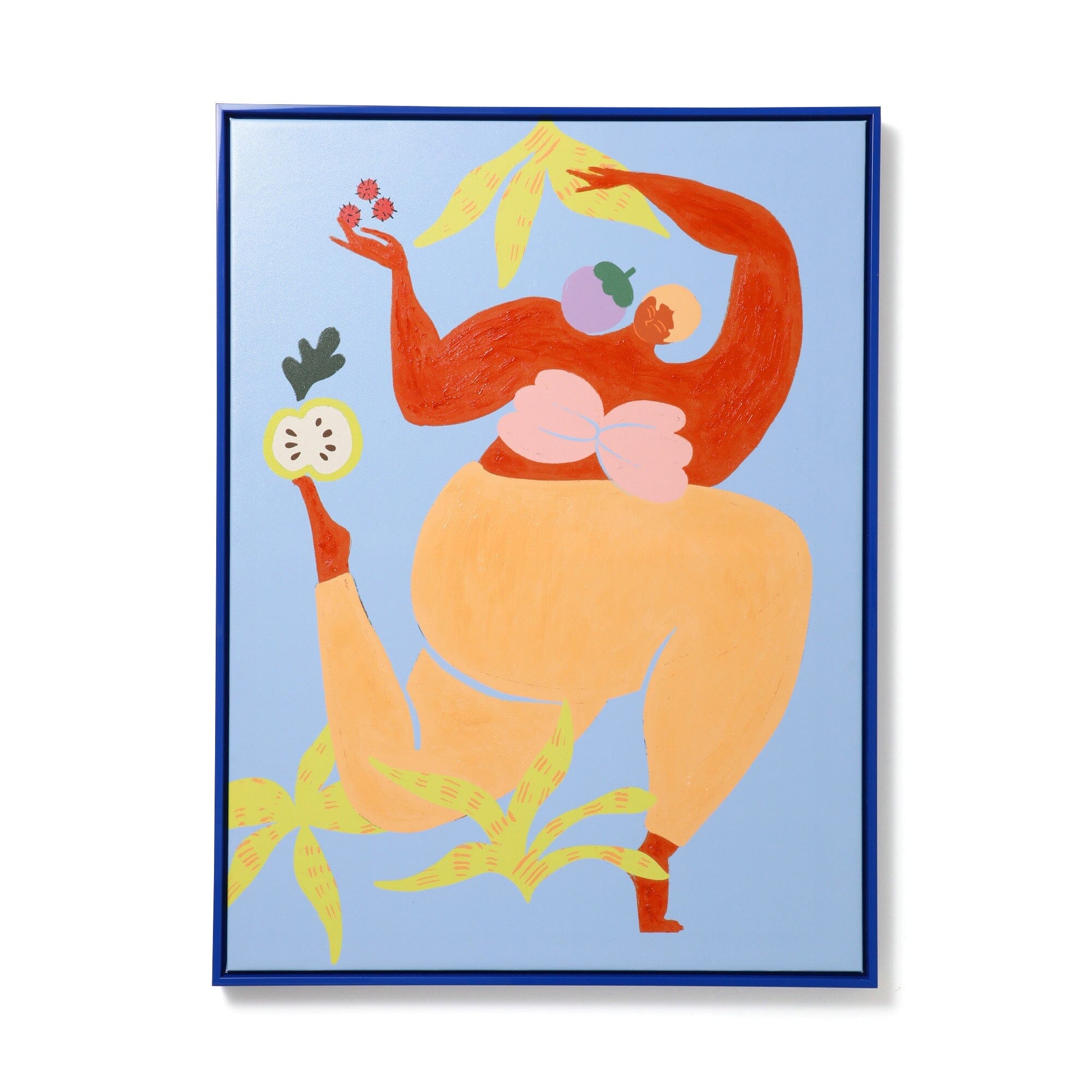 Dancing Woman Art Board - Unique Wall Decor for Living Room, Bedroom & Office - Handmade Canvas Painting for Home & Gifts