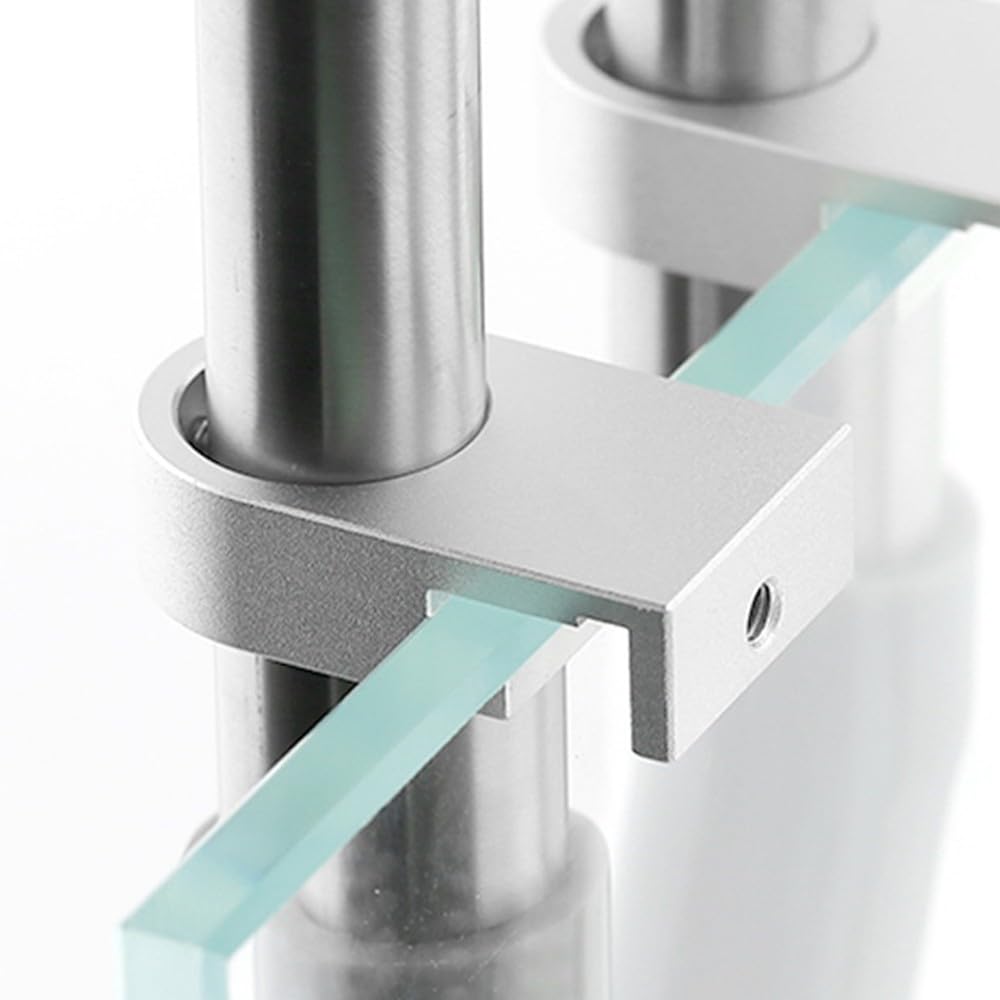 MiOYOOW 304 Stainless Steel Aquarium Lily Pipe Inflow Outflow Set with Aluminum Alloy Clamp (12/16mm) - Perfect for Freshwater Planted Tanks & Shrimp Aquariums