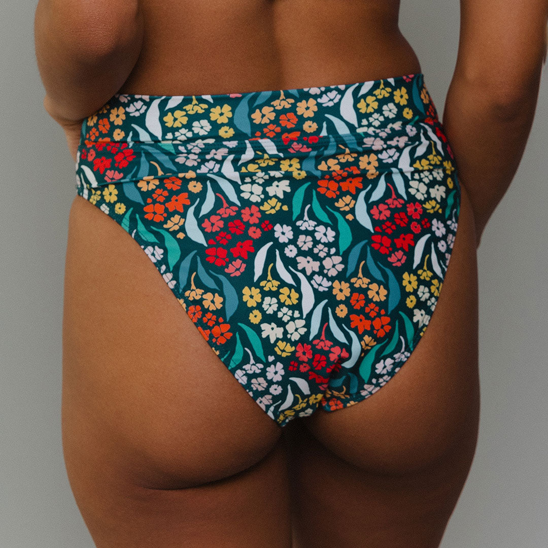 Costa Floral Almost Cheeky Bottoms - Sexy Lingerie for Women, Comfortable Underwear for Daily Wear & Special Occasions