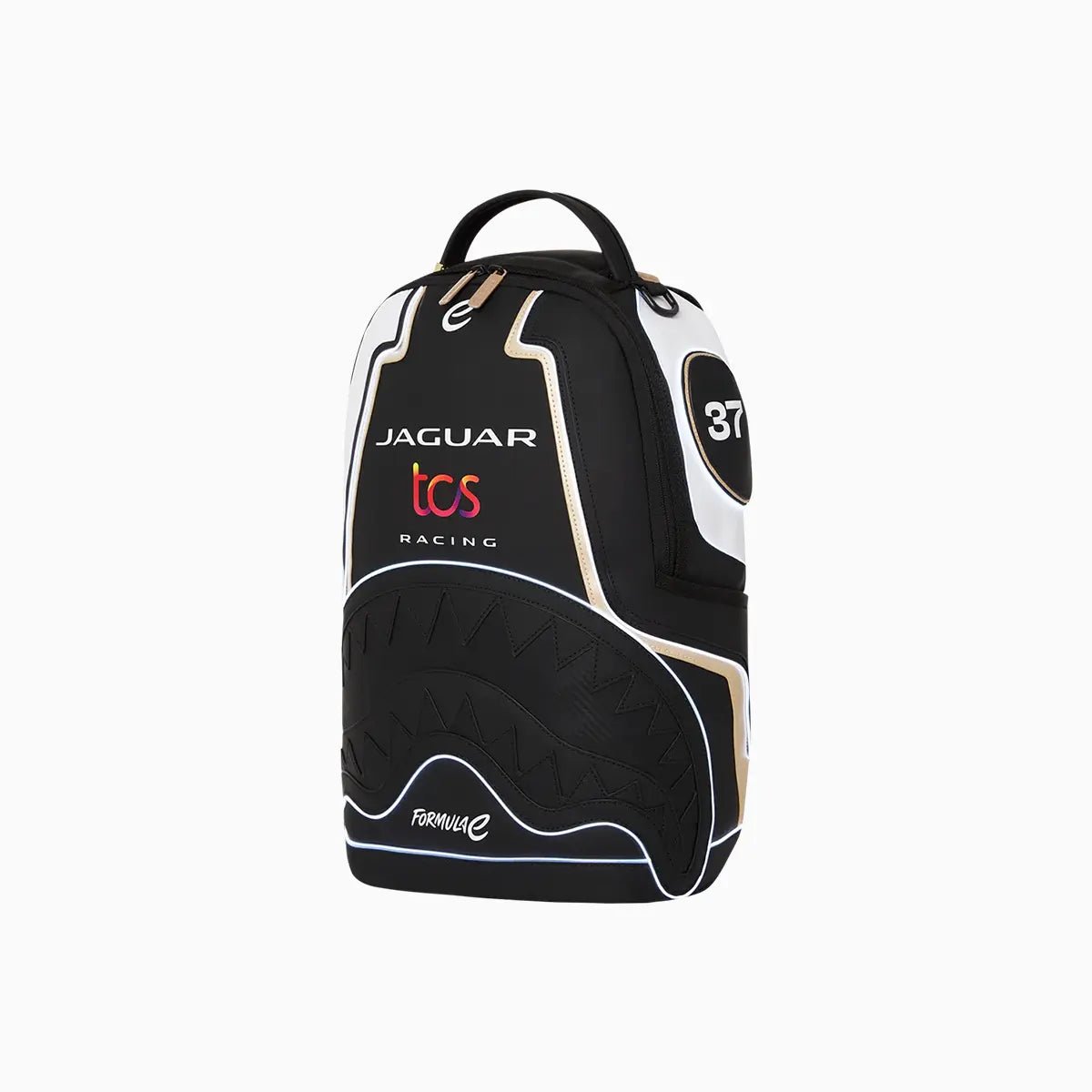 Jaguar Formula E LED Backpack - Light Up Racing Style for School, Travel & Night Events | USB Rechargeable & Water-Resistant