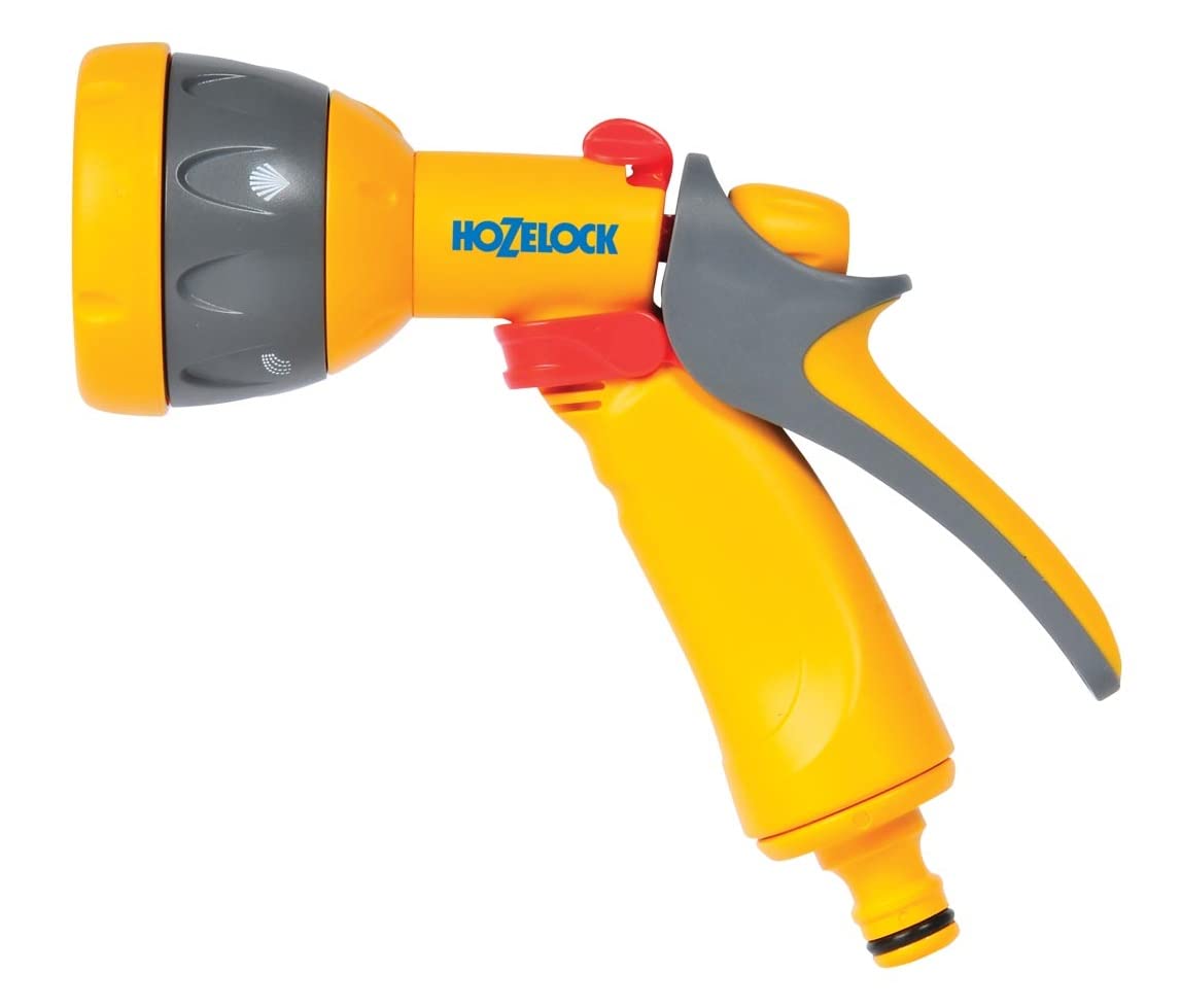 Hozelock HZ2676P0000 Multi-Color Spray Gun - Adjustable Nozzle for Garden, Lawn & Car Washing | Perfect for Watering Plants, Cleaning Patios & Vehicle Maintenance