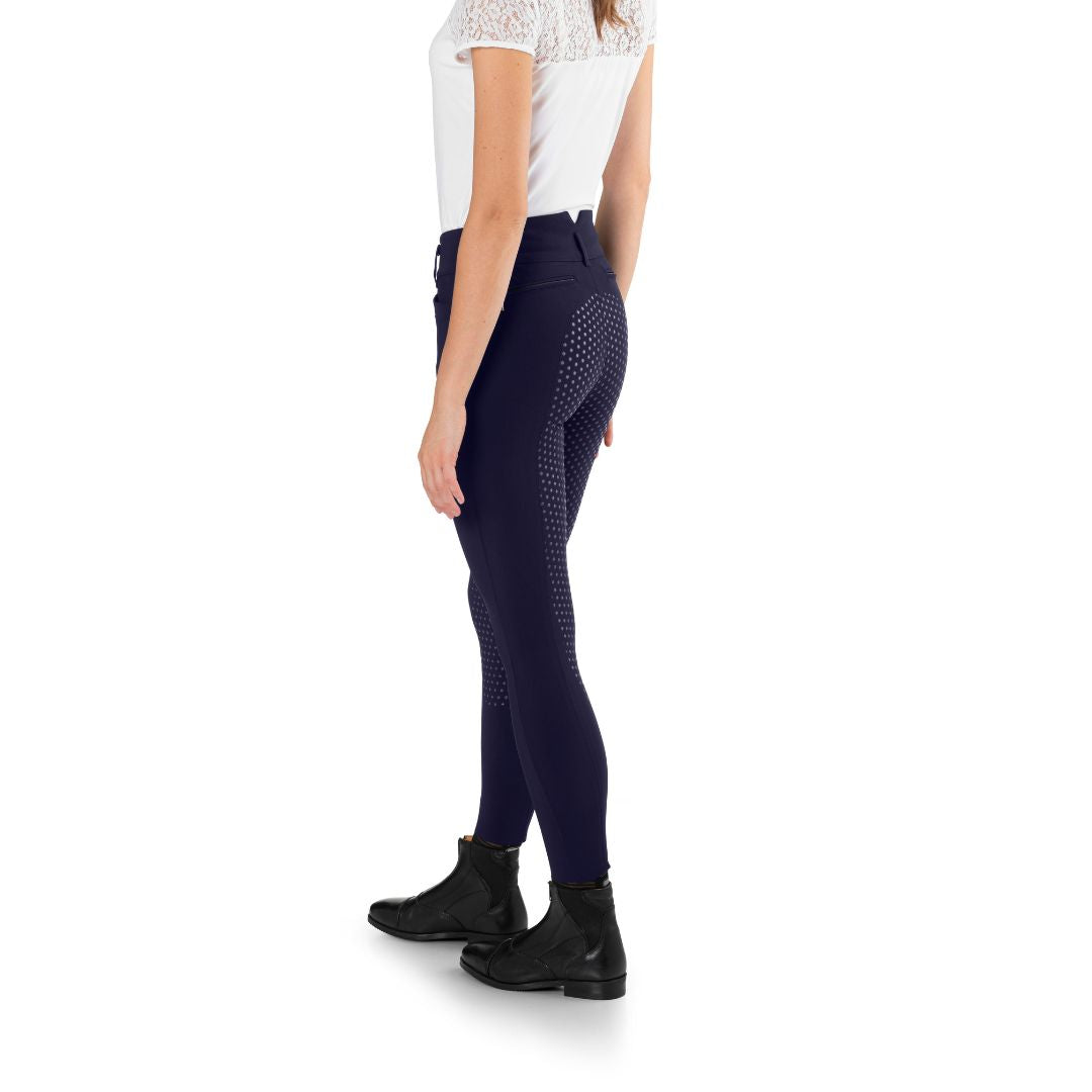 Ego 7 High Waisted Full Seat Breech Riding Pants for Women - Comfortable Equestrian Breeches for Horseback Riding & Show Jumping