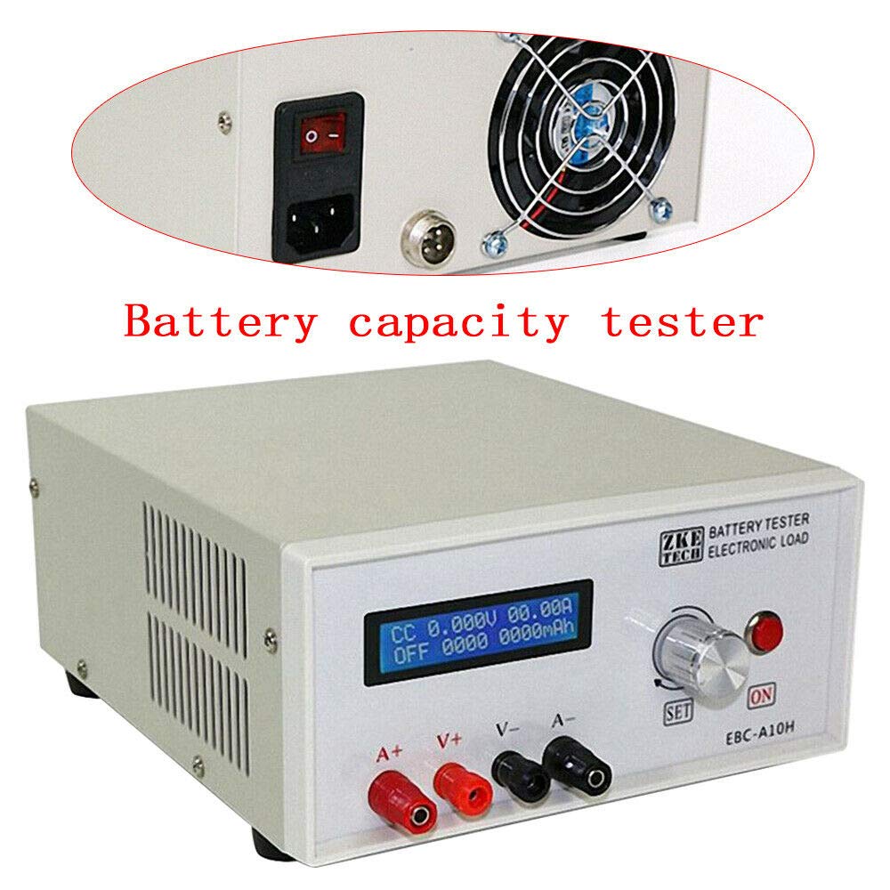 Digital Battery Tester - Professional Li-ion Battery Load & Capacity Analyzer with LCD Display | Portable Battery Charge Checker for Mobile Power Banks, Phones, Laptops | Perfect for Home, Workshop & Travel Use
