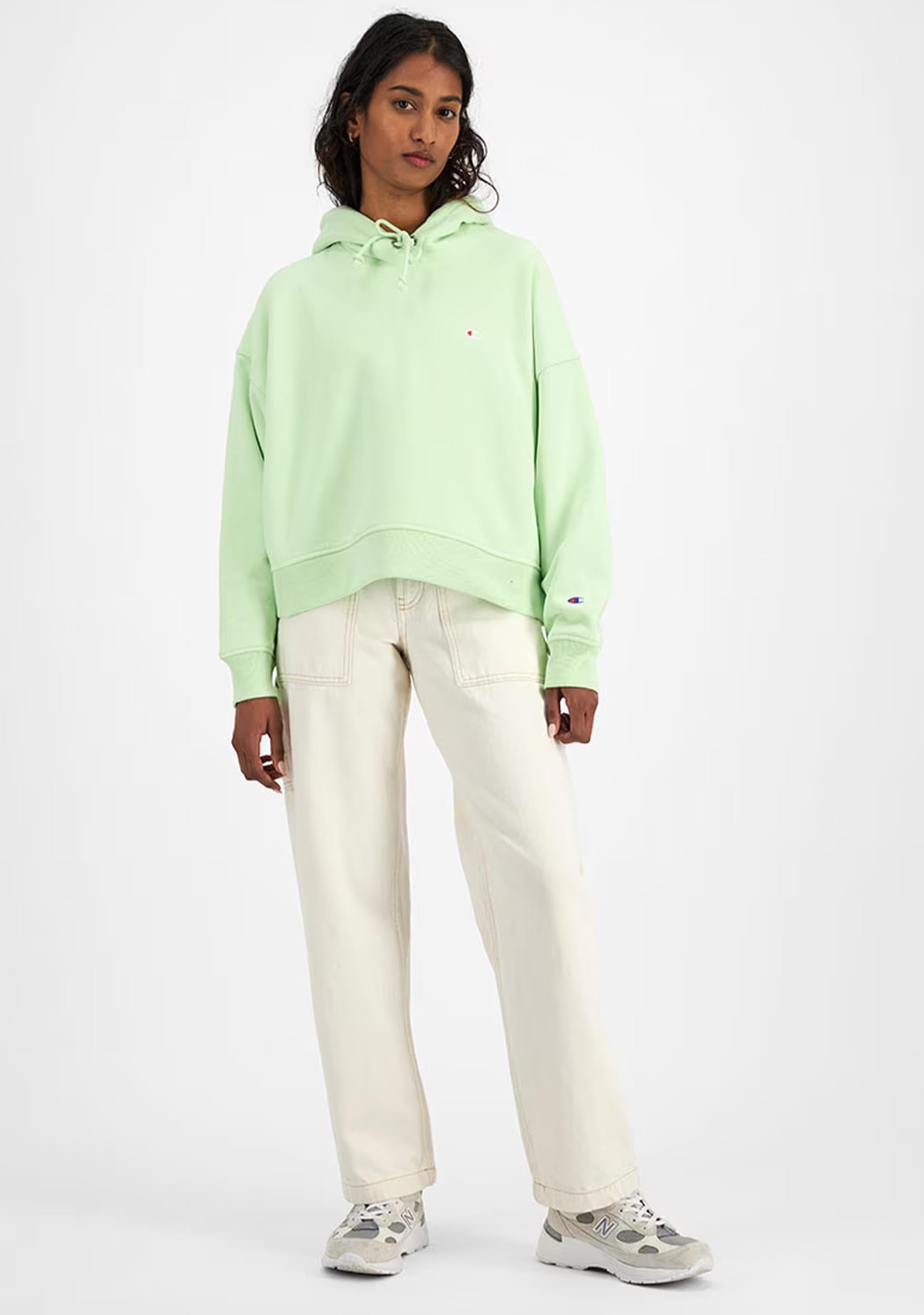 Champion Women's Reverse Weave Level Up Hoodie - Soft Fleece Pullover Sweatshirt for Casual Wear, Gym & Lounge - Trendy Streetwear Fashion for Everyday Comfort