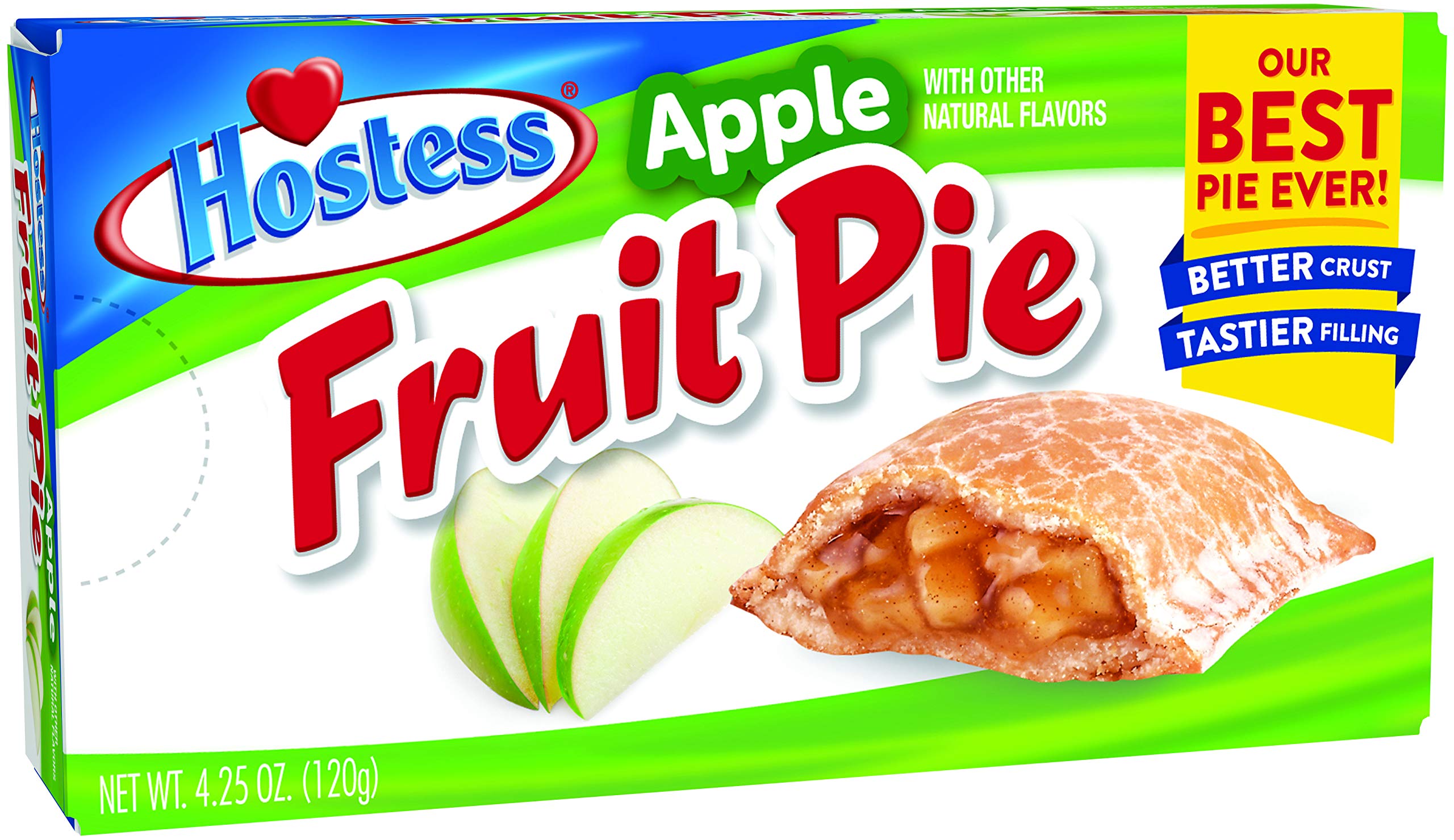Hostess Apple Fruit Pies - 4.25oz (8 Pack) | Delicious Snack Pies for Lunchboxes, Road Trips & Office Breaks | Baked Goods & Sweet Treats