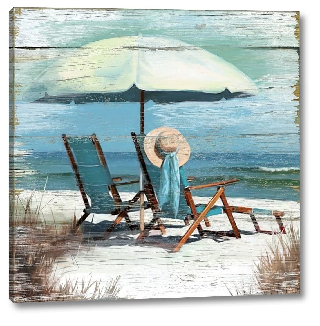 Perfect Spot by Carol Robinson - 16x16 Inch Canvas Wall Art Print, Gallery Wrapped Framed Painting, Ready to Hang - Perfect for Living Room, Bedroom, Office & Home Decor