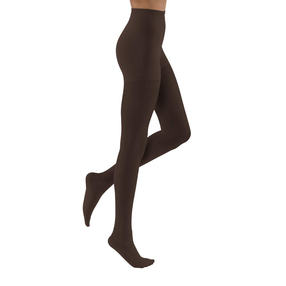 JOBST UltraSheer 15-20mmHg Medical Compression Stockings for Women - Waist High Pantyhose with Closed Toe - X-Large Size in Espresso Color - Perfect for Varicose Veins, Swelling & Circulation Support During Pregnancy, Travel or Long Work Shifts