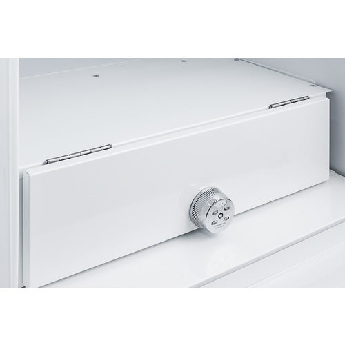 Accucold 24-Inch Wide Built-In All Refrigerator in White - FF7LWBIPLUS2 | Energy Efficient Under Counter Fridge for Kitchen, Bar, Office, or Garage