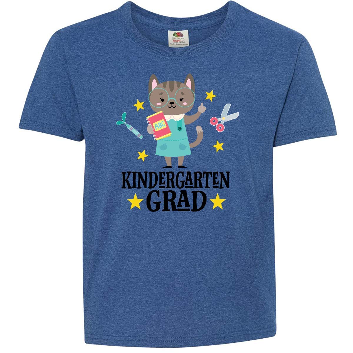 Inktastic Kindergarten Graduation Outfit for Girls - Cute Youth T-Shirt for School Ceremony & Celebration