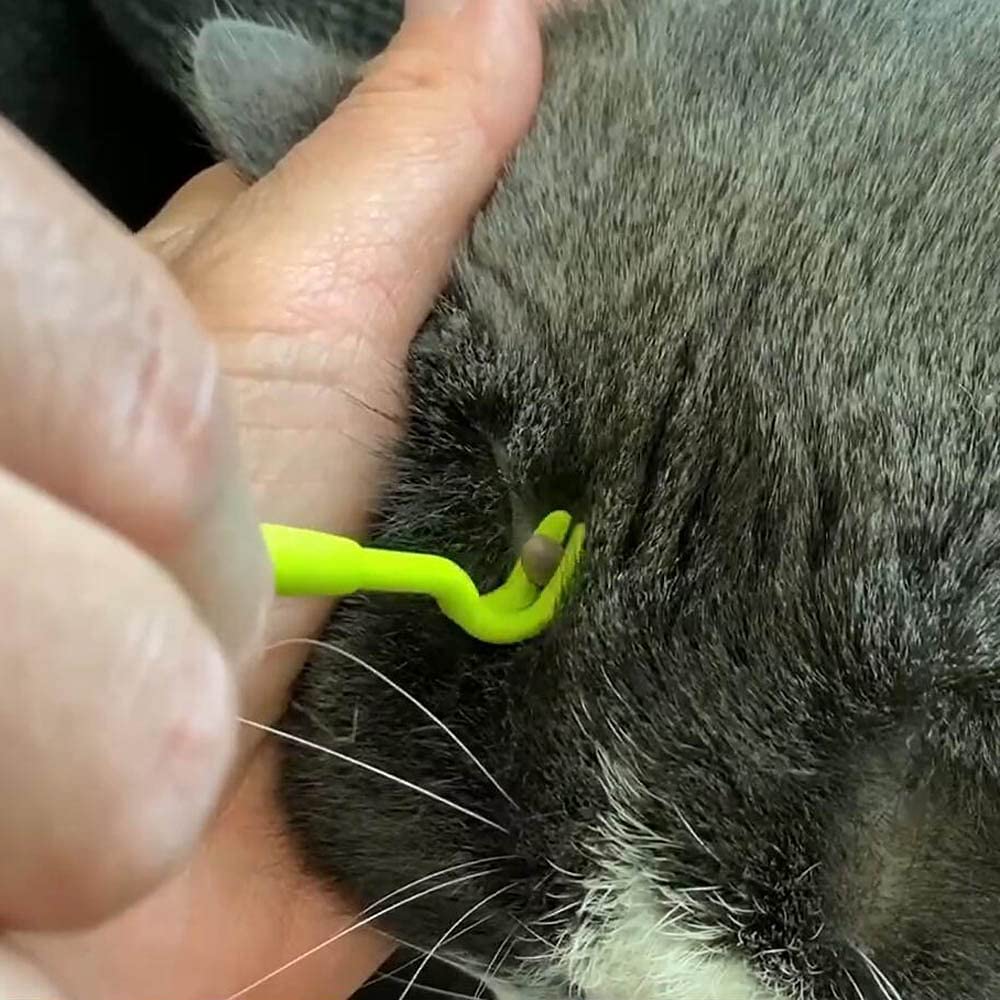 HouChanges 3Pcs Tick Remover Tool - Safe for Dogs, Cats & Humans - Outdoor Pet Care