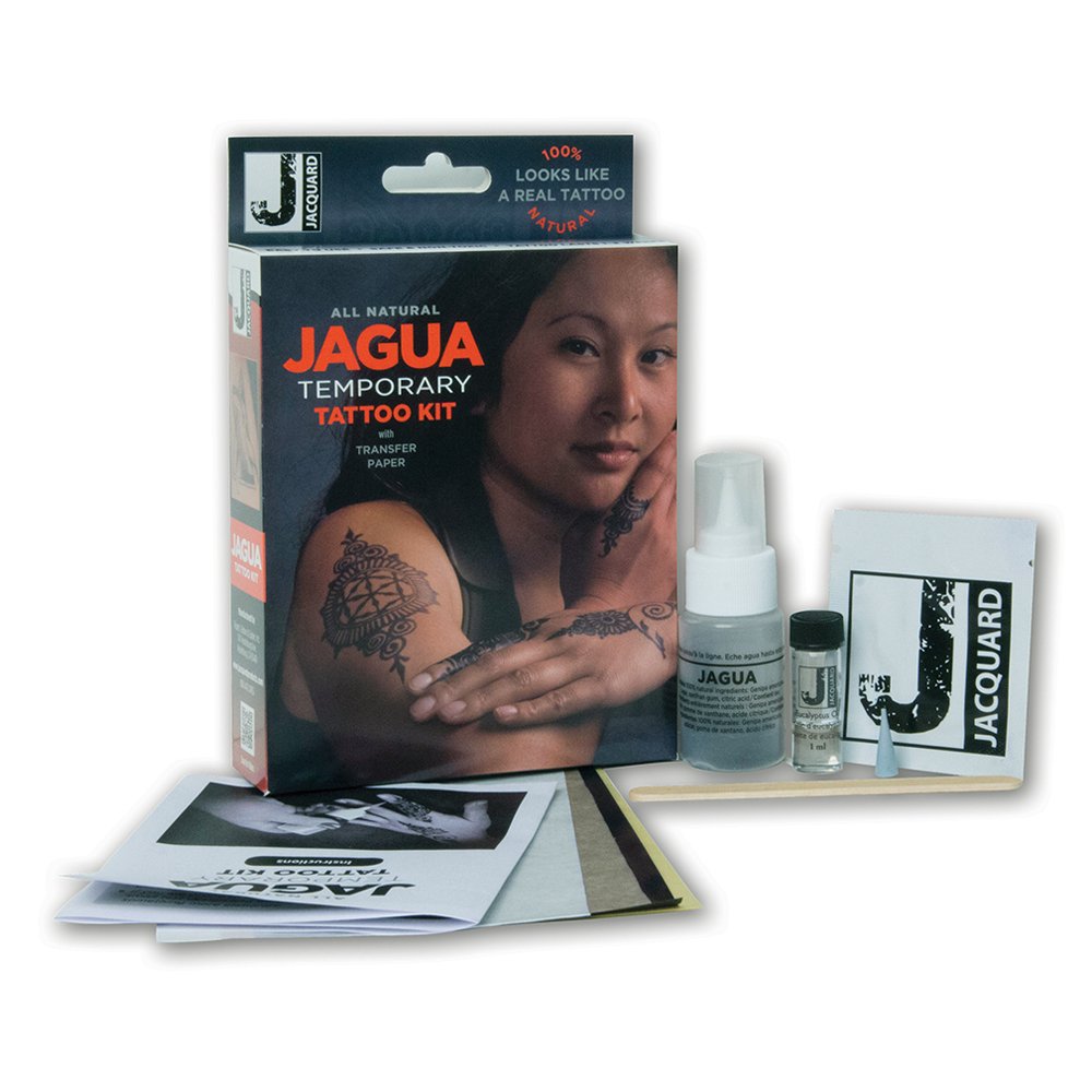 Premium Jacquard Jagua Temporary Tattoo Kit - Natural Henna Alternative for Safe Body Art | Perfect for Parties, Festivals & Creative Self-Expression