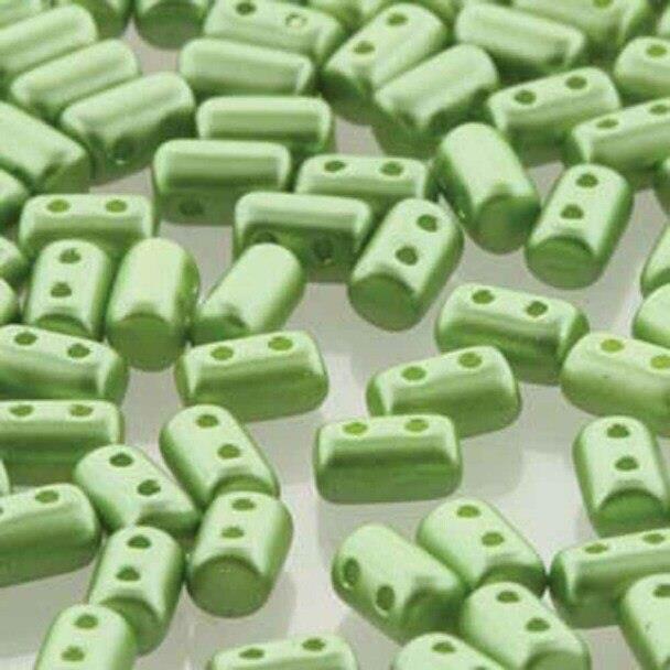 Czech Rulla Beads Olivine Pastel 22g - Genuine Czech Glass Beads for Jewelry Making, DIY Crafts, and Beading Projects | Perfect for Necklaces, Bracelets, and Earrings
