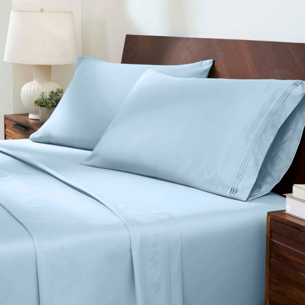 Premium 1000 Thread Count Egyptian Cotton Sheet Set - Eco-Friendly, Breathable & Hypoallergenic - Perfect for Luxury Bedrooms & Hot Sleepers