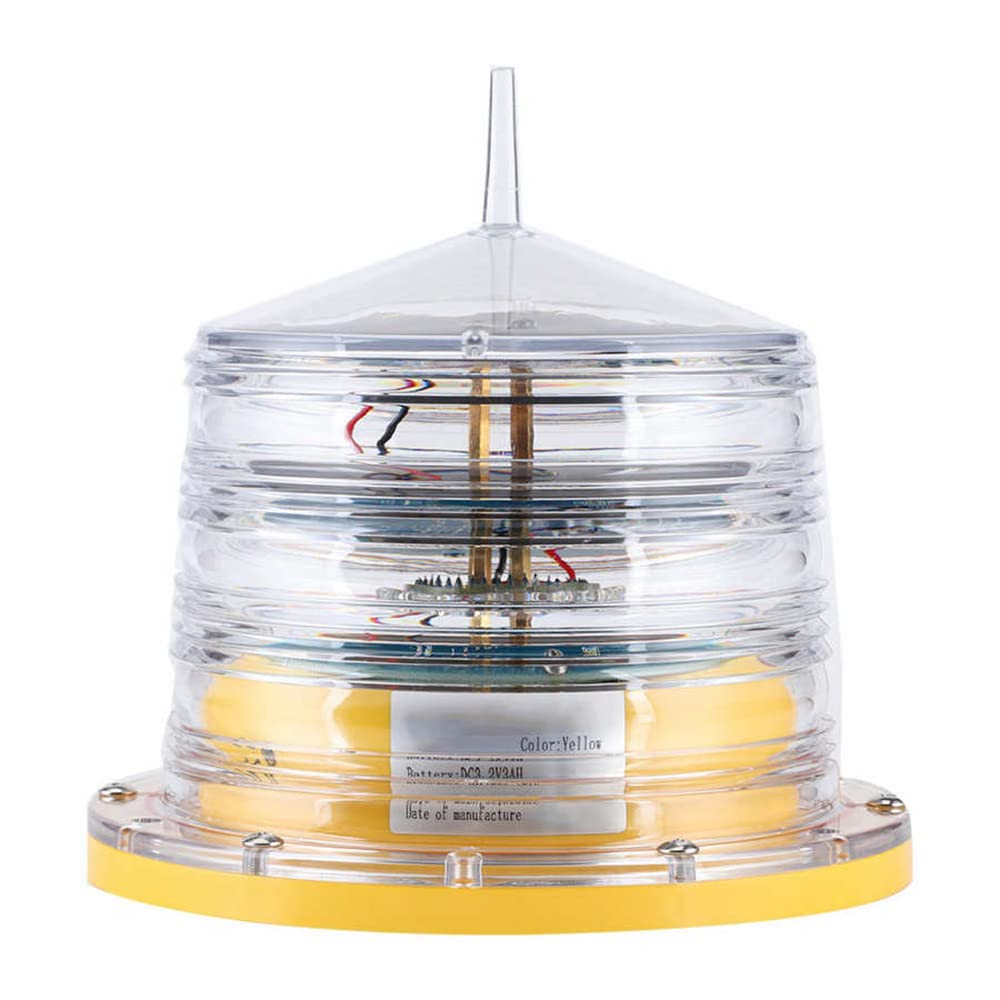 IP68 Waterproof Solar Powered Marine Safety Light - 20 LED Flashing Floating Beacon for Boats, Ships & Barges | Ideal for Night Navigation, Emergency Signaling & Offshore Safety