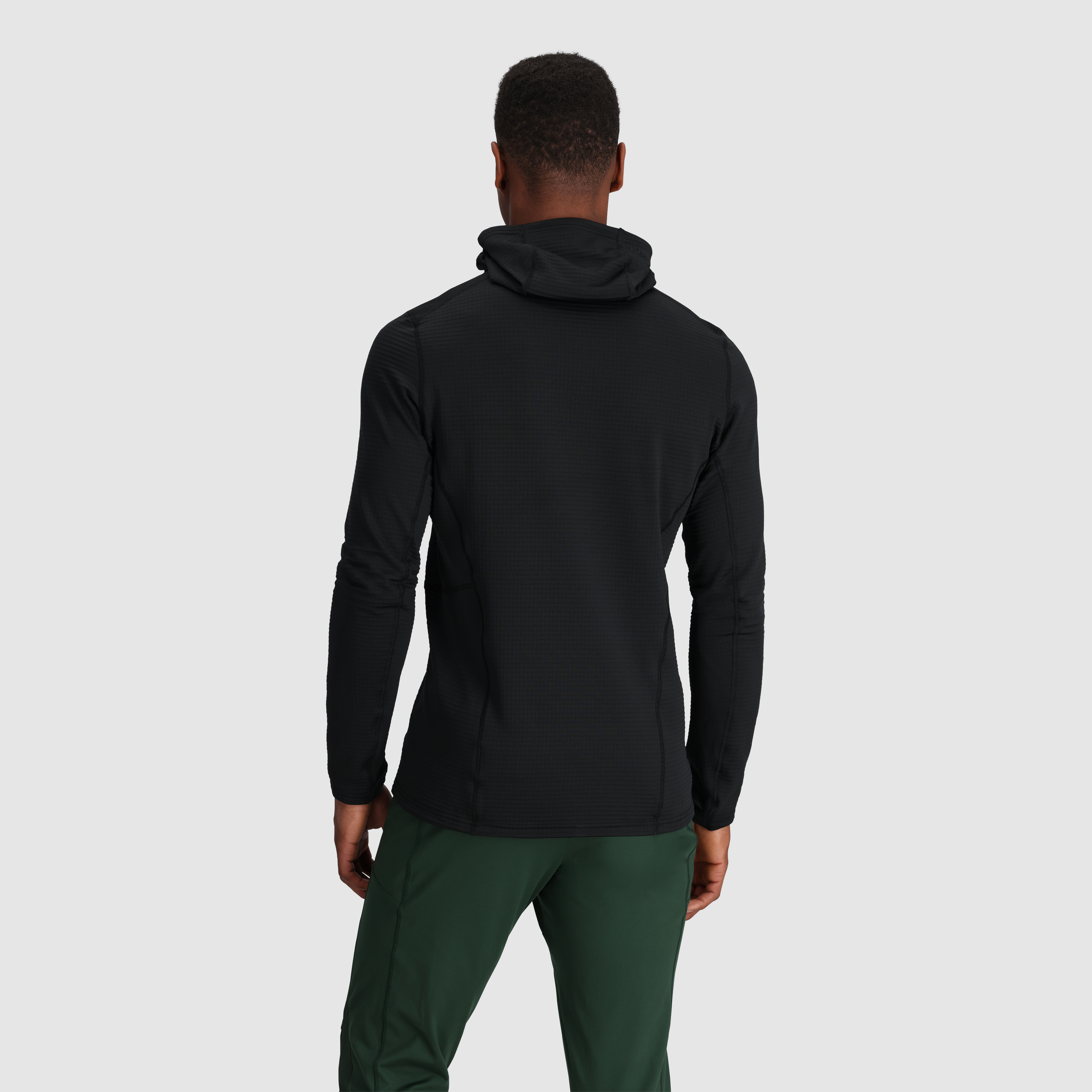 Men's Vigor Grid Fleece Pullover Hoodie - Warm Winter Zip Up Sweatshirt for Outdoor Activities & Casual Wear