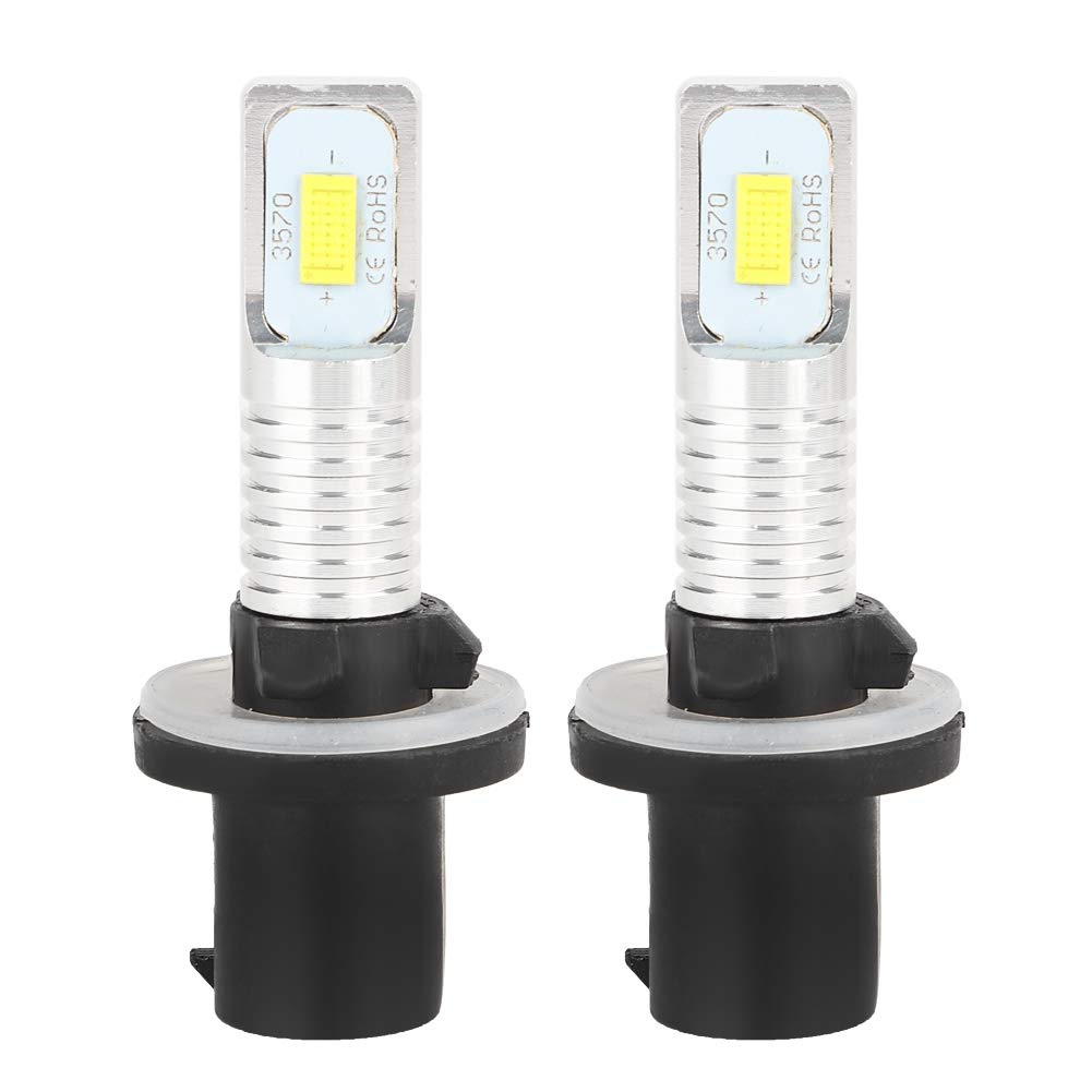 KIMISS 2PCS 80W 3200LM 3000K 3570 LED Fog Light Bulbs for Cars - CSP Chip Technology (880) - Perfect for Night Driving & Foggy Conditions