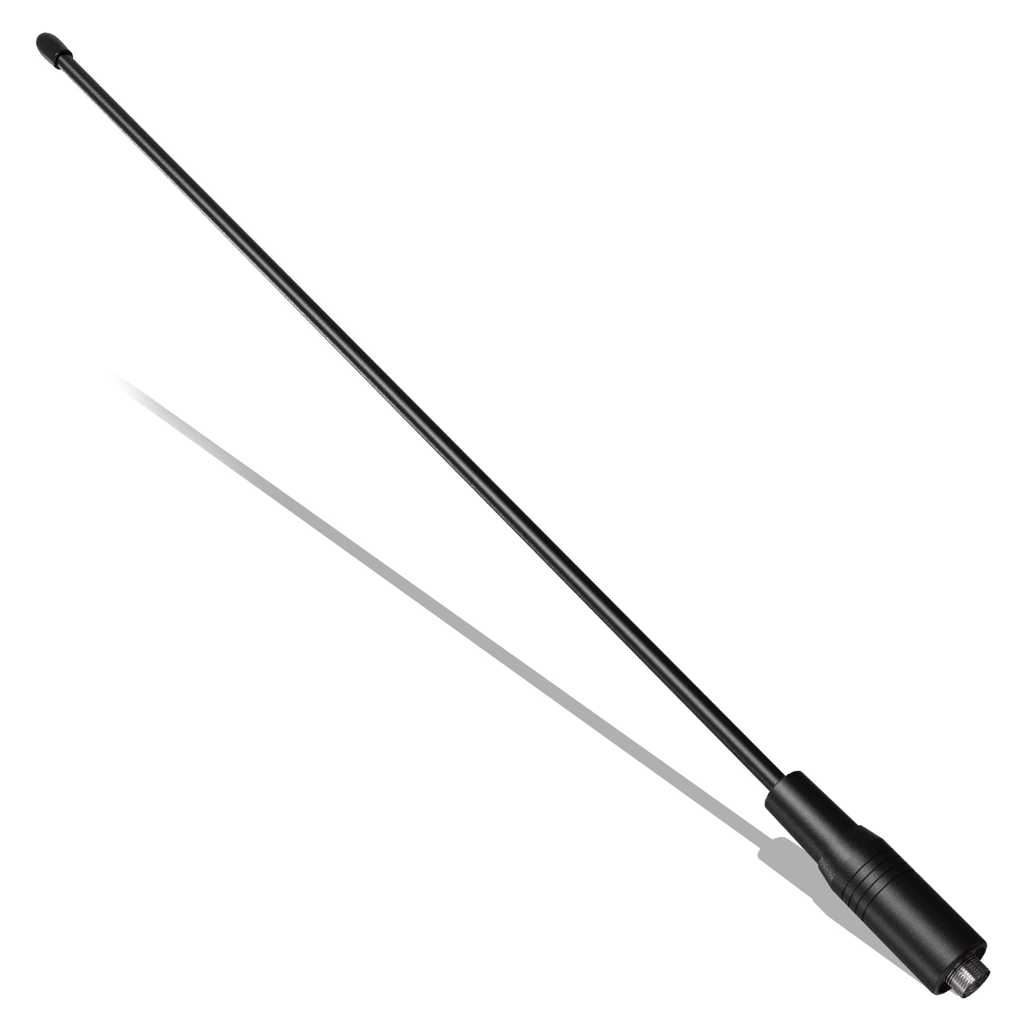 Upgraded 15-Inch Soft Whip Antenna for SAMCOM Two Way Radios - VHF (136-174MHz) & UHF (400-470MHz) Dual Band SMA-F Antenna - Compatible with Most SAM-M Walkie Talkies (1 Pack) - Perfect for Outdoor Adventures, Construction Sites & Emergency Communication