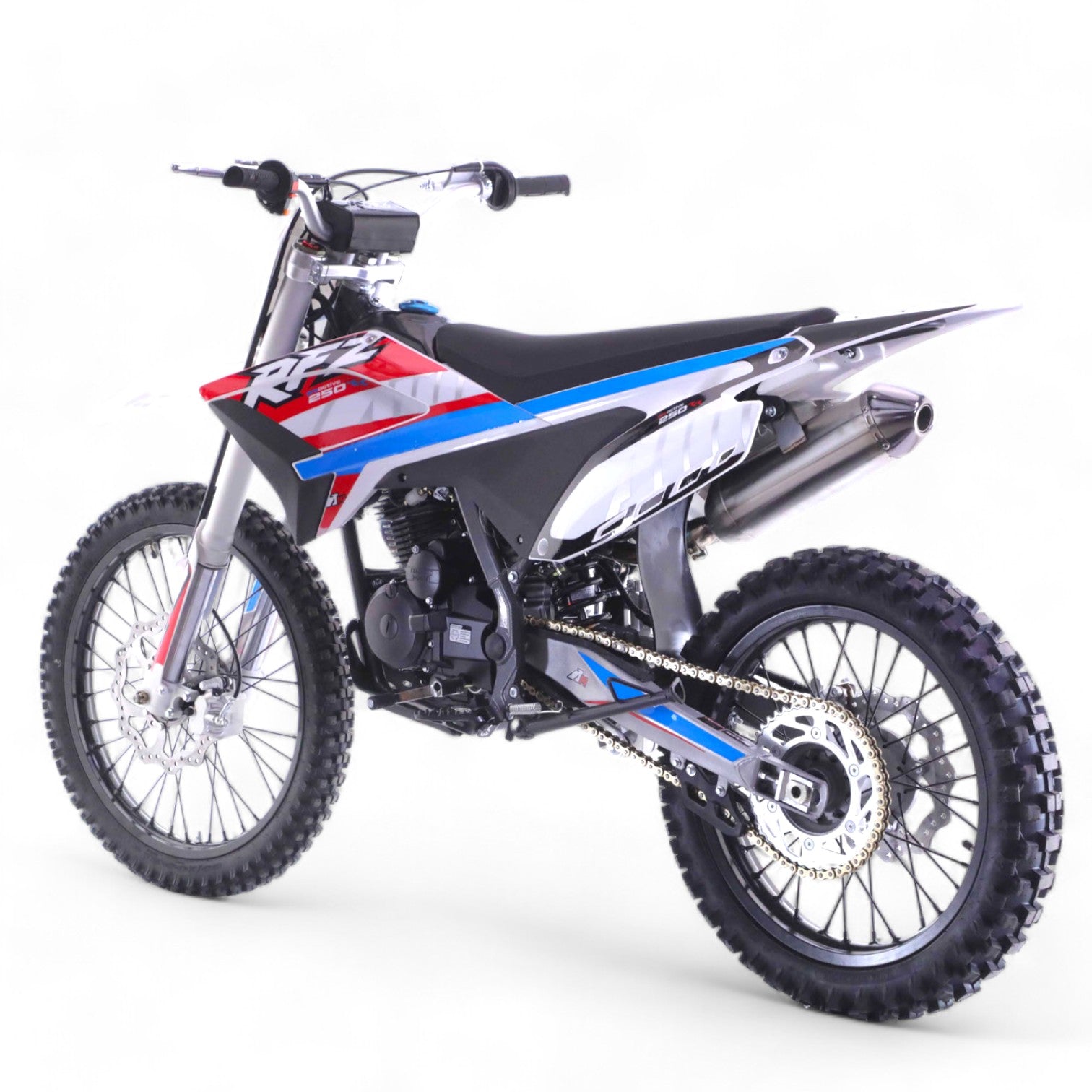 Apollo Thunder 250cc Dirt Bike for Adults - 4-Stroke Off-Road Motorcycle for Trail Riding & Motocross Racing - Perfect for Adventure & Off-Road Sports