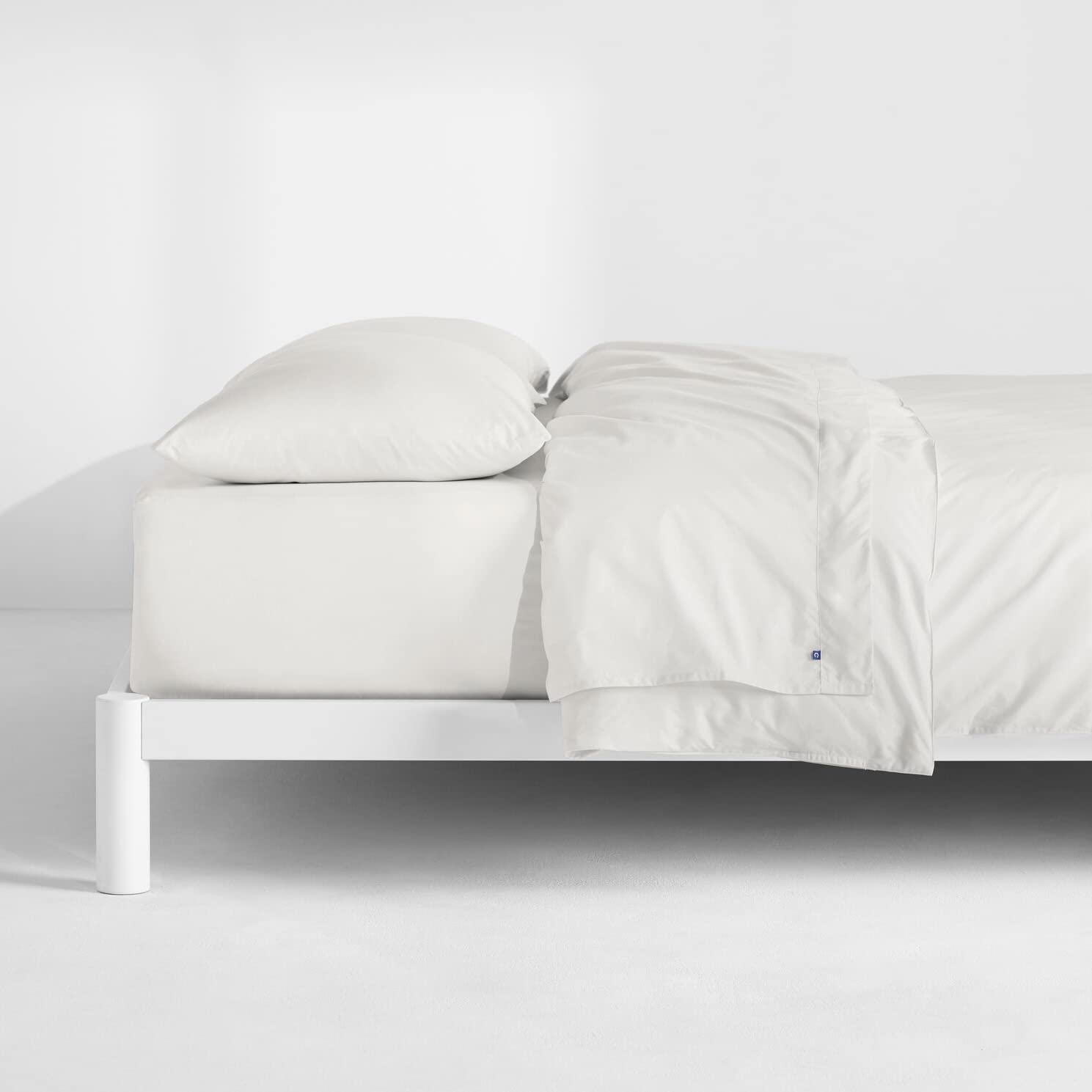 Casper Sleep Percale Sheet Set - Twin XL, White - Ultra Soft & Breathable Bed Sheets for Comfortable Sleep - Perfect for Dorms, Guest Rooms & Cozy Bedrooms