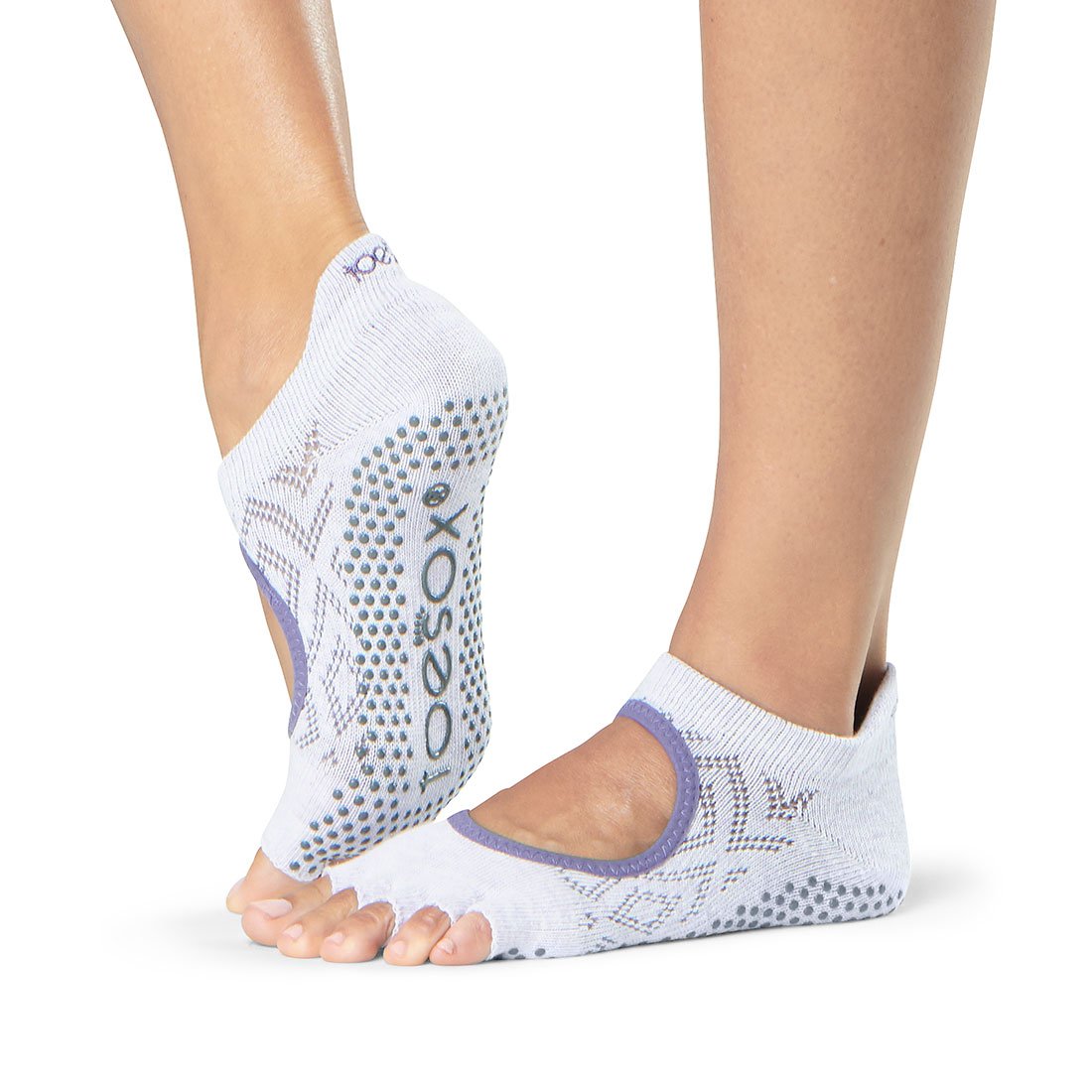 ToeSox Bellarina Grip Socks - Non-Slip Half Toe Dance Socks for Ballet, Yoga & Pilates | Perfect for Studio Practice and Performance