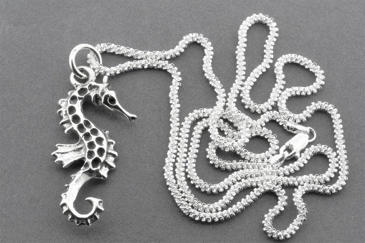 Seahorse Pendant Necklace - Sterling Silver Jewelry for Women - Perfect Gift for Birthday, Anniversary & Everyday Wear