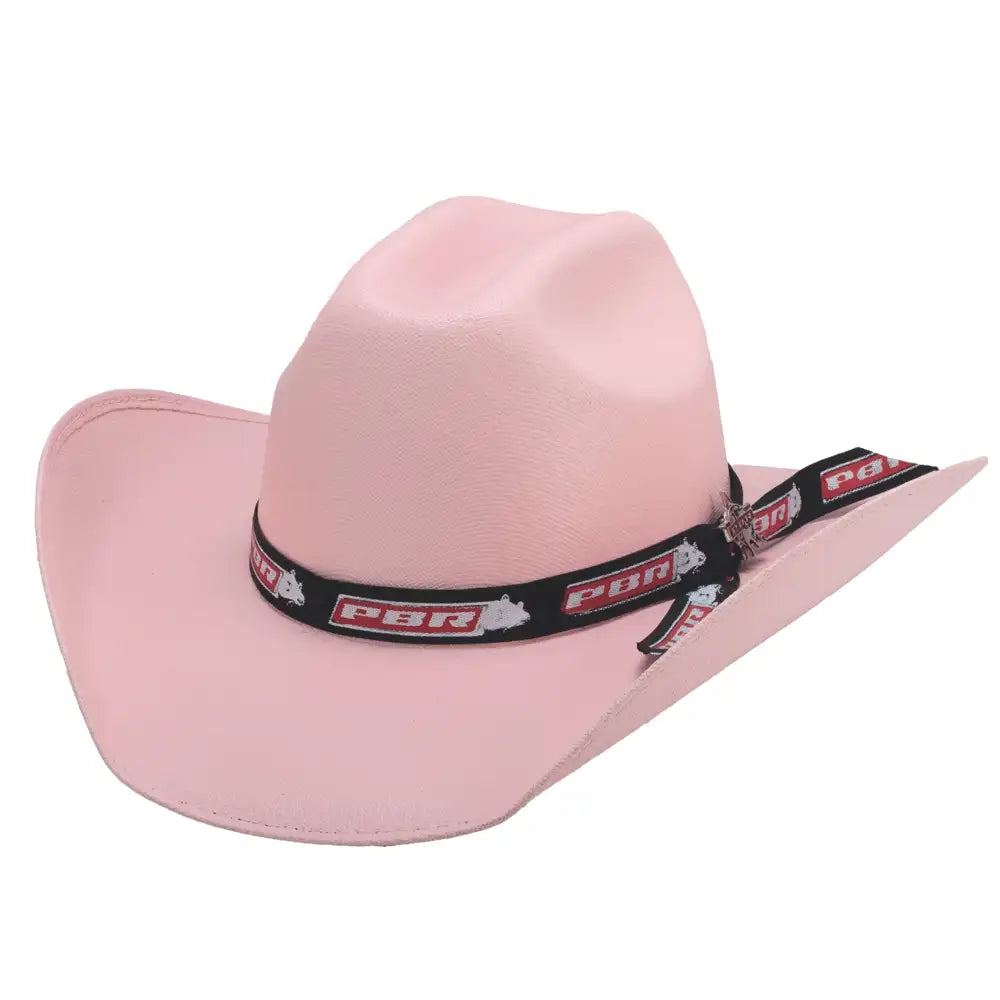 Bullhide PBR Committed To Win Linen Straw Cowboy Hat - Western Rodeo Style for Men & Women - Perfect for Outdoor Ranchers, Country Music Festivals & Summer Sun Protection