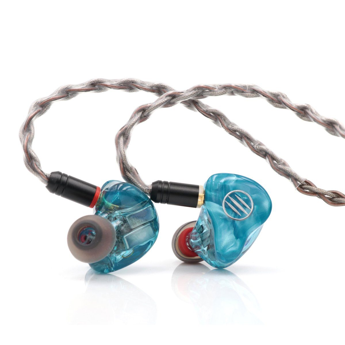 BGVP DM7 6BA IEM In-Ear Monitor Earphones with Knowles & Sonion Balanced Armature Drivers - Professional Audiophile Earbuds for Music, Gaming & Studio Monitoring