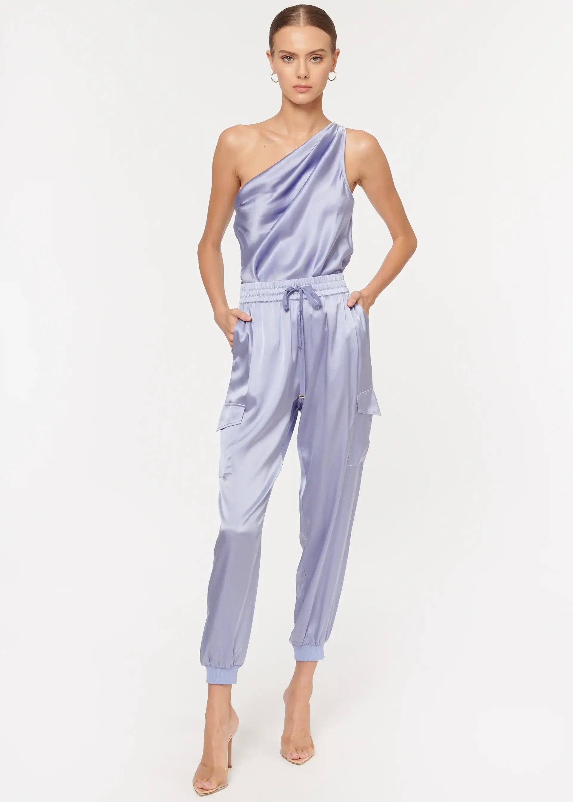 Elsie Women's Casual Pant in Cornflower Blue - Comfortable Stretch Trousers for Work, Travel & Everyday Wear