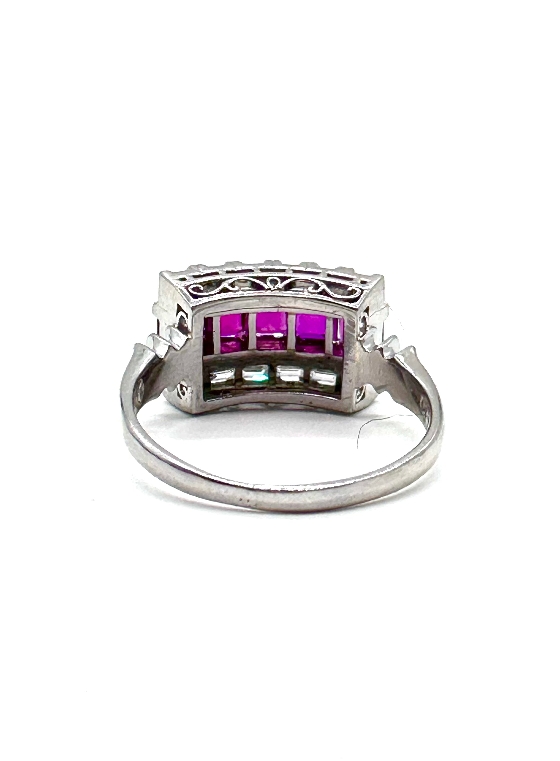 Exquisite Ruby and Diamond Ring for Women - 14K Gold Engagement, Wedding, Anniversary Gift - Perfect for Valentine's Day, Proposal & Special Occasions