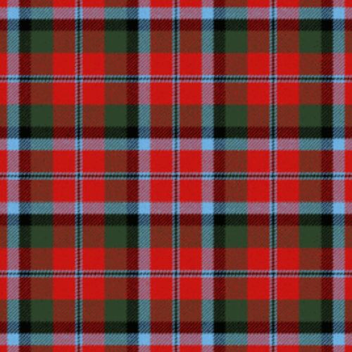 Authentic Graham Red Tartan Fabric - Premium Scottish Wool Plaid for Kilts, Scarves & Home Decor | Perfect for Traditional Outfits, DIY Crafts & Gift Giving