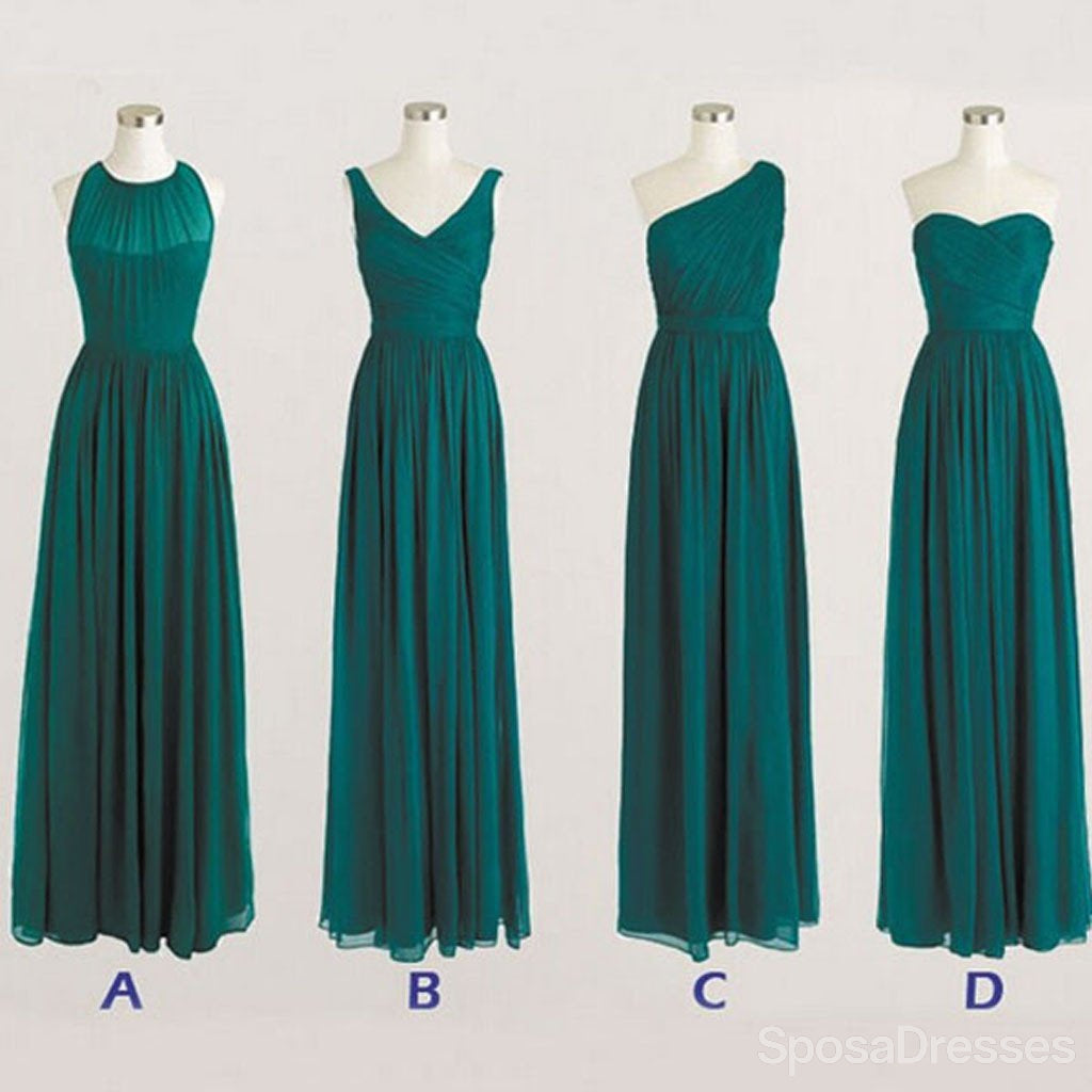 Best Affordable Mismatched Teal Green Bridesmaid Dresses for Weddings & Formal Events - WG183 - Perfect for Bridal Parties, Prom & Special Occasions