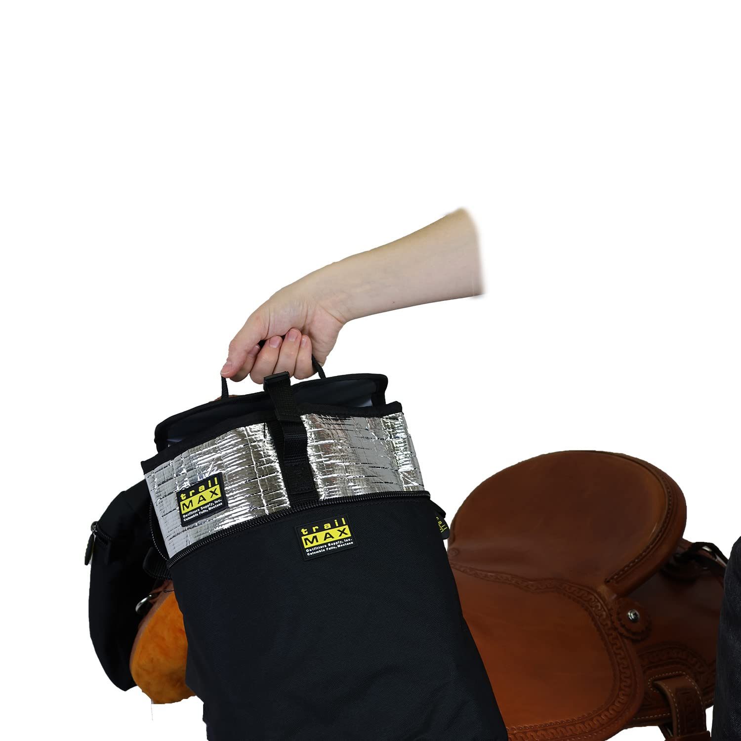 **TrailMax Horn Saddle Bag & Pommel Pocket Saddle Bag Combo – Durable Western & Endurance Horse Riding Accessories for Trail Rides, Camping & Equestrian Adventures**
