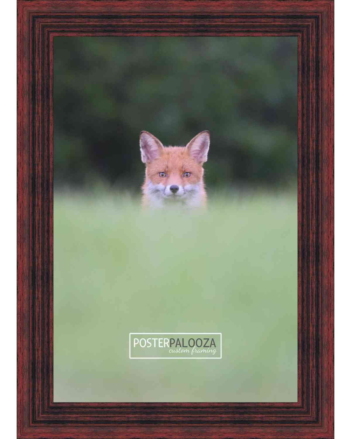 30x40 Traditional Cherry Wood Picture Frame with Acrylic, Backing & Hanging Hardware - Perfect for Posters, Art Prints, and Home Decor - Wall Display for Living Room, Bedroom, or Office