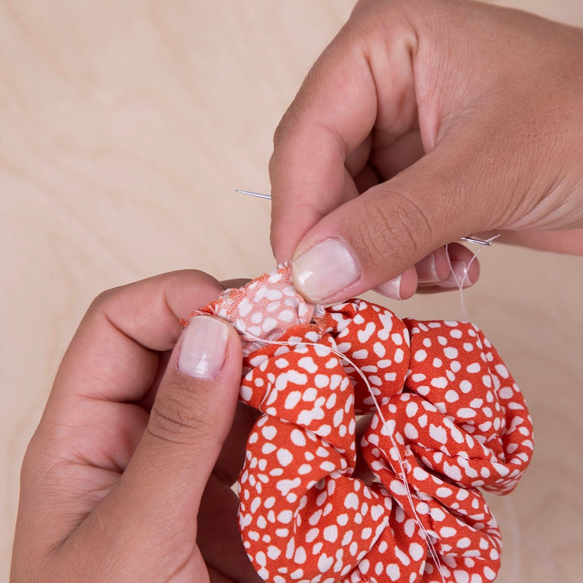 DIY Scrunchie Making Kit for Beginners - Hair Accessory Craft Set with Elastic Bands & Fabric - Perfect for Girls, Teens, and Craft Lovers (Party Favors, Birthday Gifts, DIY Projects)