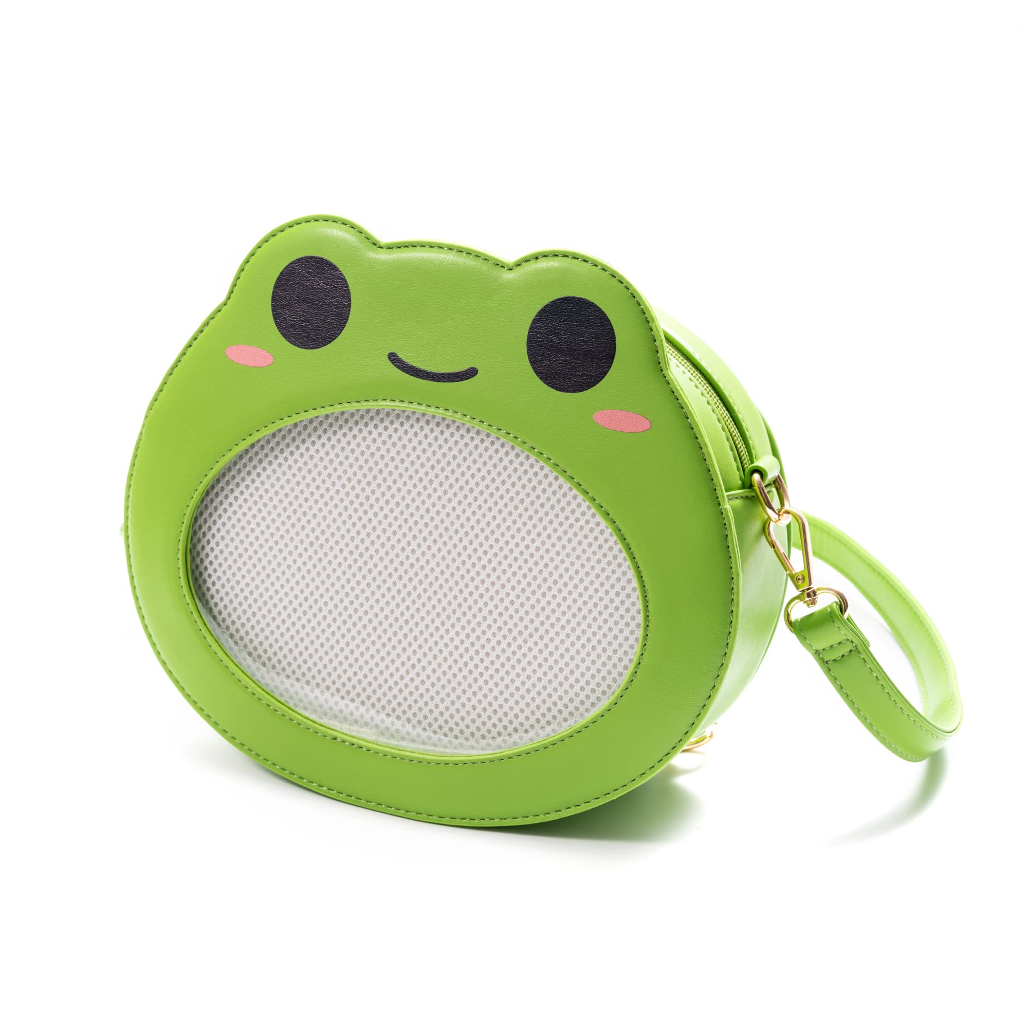 Elallin Cute Cartoon Frog Crossbody Bag for Women - Stylish Shoulder Purse & Backpack for Daily Use, Travel, School, and Shopping