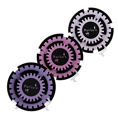 48 Colors Nail Polish Swatch Book - Salon Professional Rotating Gel Polish Display Chart with White Base | Perfect for Nail Technicians, DIY Manicures & Salon Color Selection