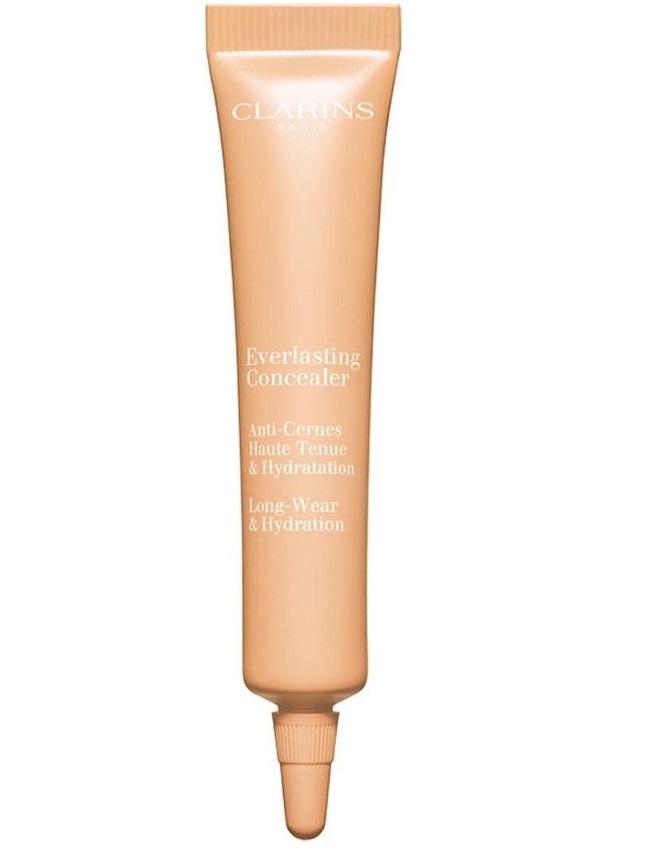 Clarins Everlasting Concealer - Full Coverage, Long-Lasting, Crease-Proof Under Eye Concealer for Dark Circles & Blemishes | Perfect for Everyday Makeup & Professional Use